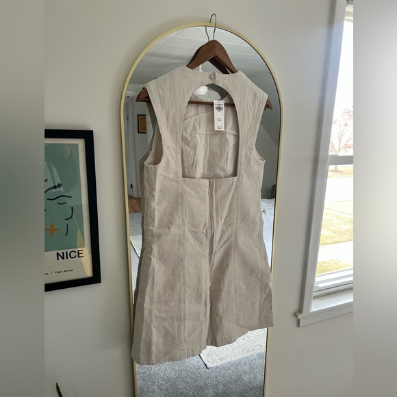 Abercrombie linen blend dress - Picture 3 of 7